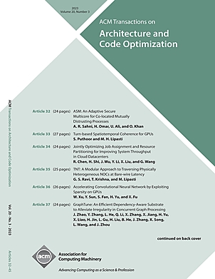 ACM Transactions on Architecture and Code Optimization